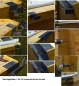 Preview: Gartenhaus Kastendachrinnenset bis 3,80 Meter Aluminium anthrazit Simpel